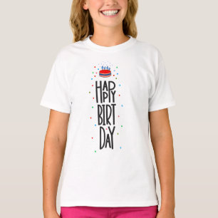 T-shirt klänning design för födelsedag