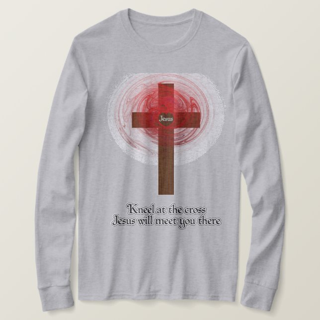 T-Shirt-Kneel vid Kor T Shirt (Design framsida)