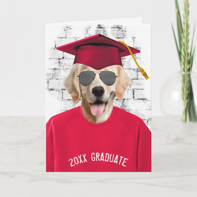 T-shirt-kort för guldkopieringsmaskin i studenten kort (Framsida)