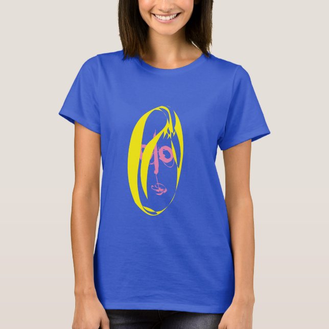 T-SHIRT KVINNLIG STIL OCH DESIGN (Framsida)