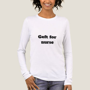 T-shirt kvinnor present för sjuksköterskedagen