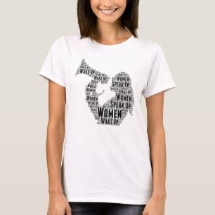 T-Shirt Kvinnor som vaknar upp och tala