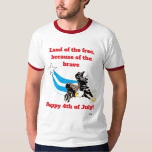 T-Shirt: Landet fritt T Shirt