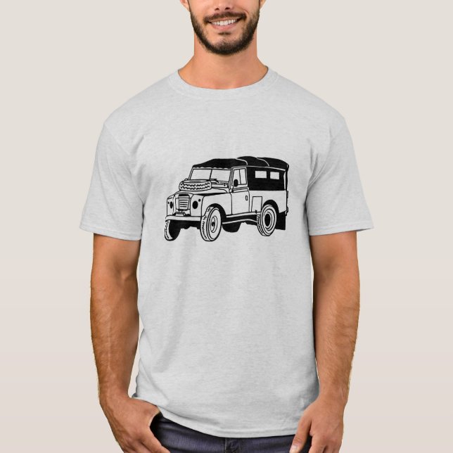 T-Shirt Landrover Series III (Framsida)