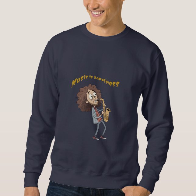 T-Shirt Lång Ärmad Tröja (Framsida)