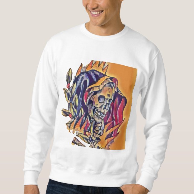 T-shirt Lång Ärmad Tröja (Framsida)