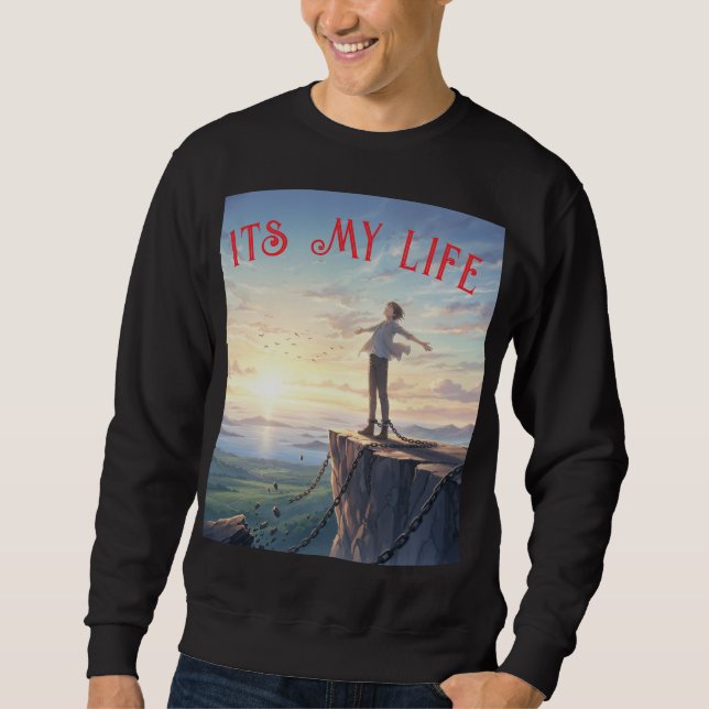 T-shirt Lång Ärmad Tröja (Framsida)