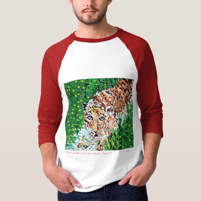 T-Shirt-Långärmad /Tiger T Shirt (Framsida)