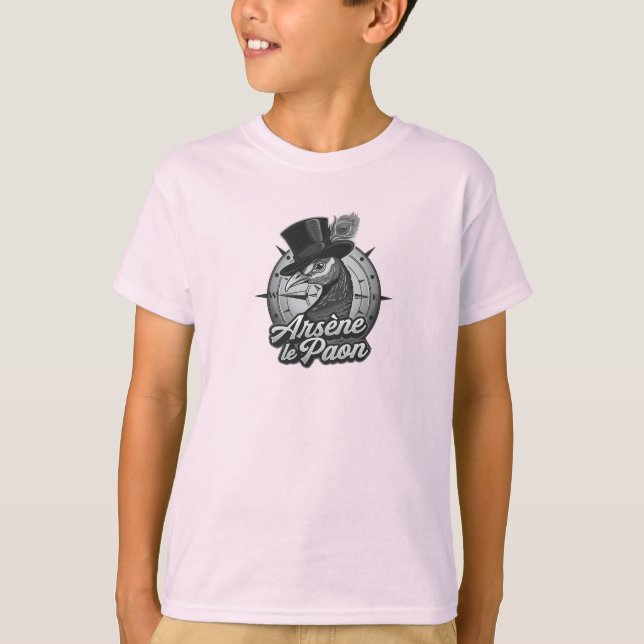 t-shirt "le BLACK & WHITE" (Framsida)