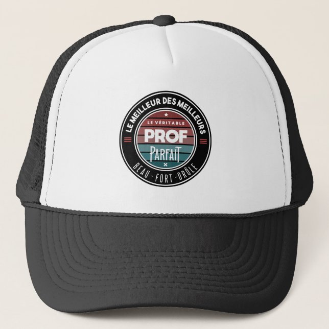 T-shirt Le véritable prof parfait Keps (Framsida)