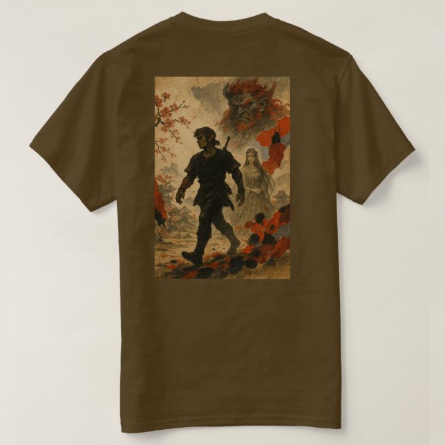 T-shirt Legend of Zelda (Design baksida)