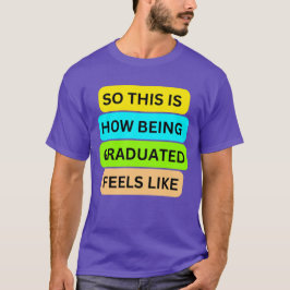 T-Shirt lila SO_DENIS_HOW_BEING_GRADUATED_FEEL