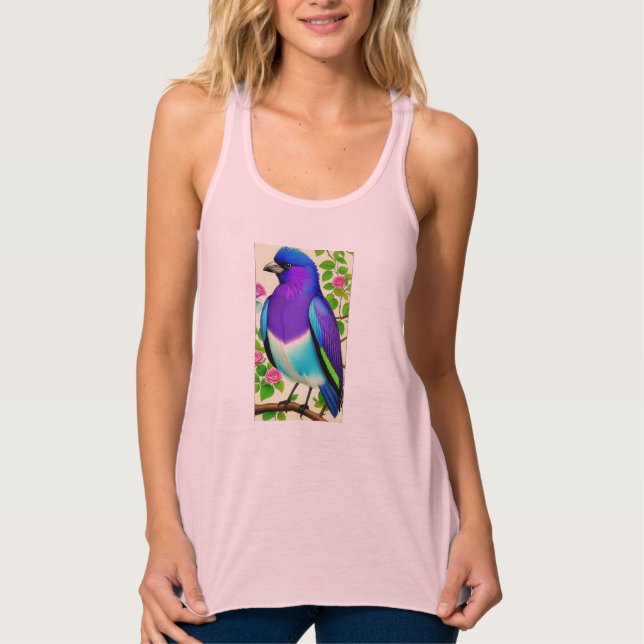 T-Shirt Linne Med Racerback (Framsida)