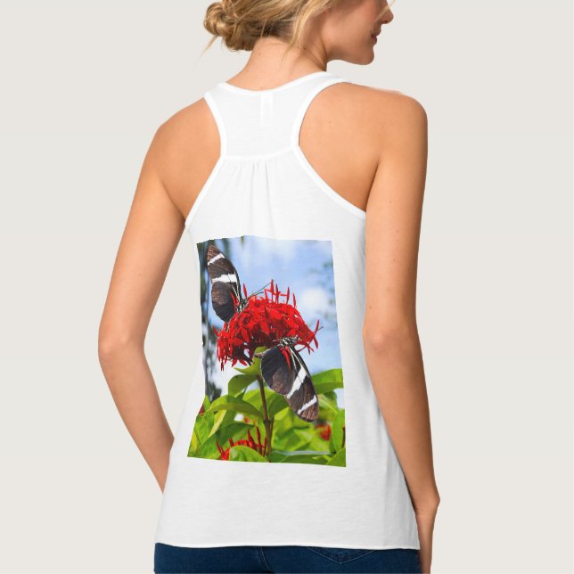 T-Shirt Linne Med Racerback (Baksida)