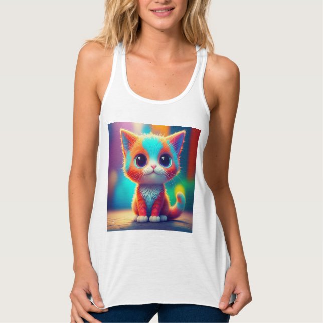 T-Shirt Linne Med Racerback (Framsida)