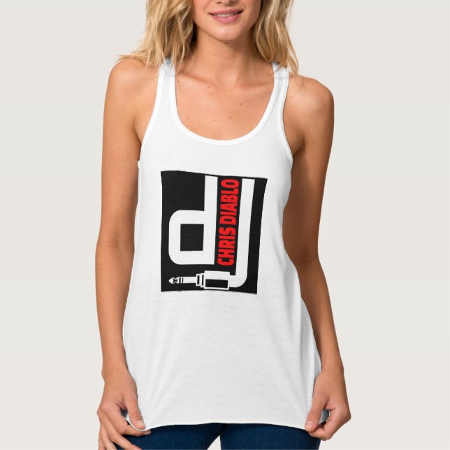 T-shirt Linne Med Racerback (Framsida)