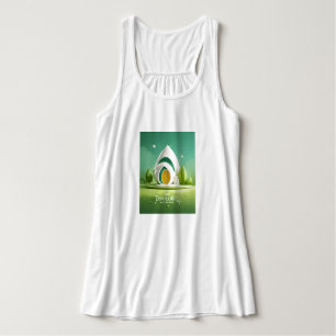 T-Shirt Linne Med Racerback