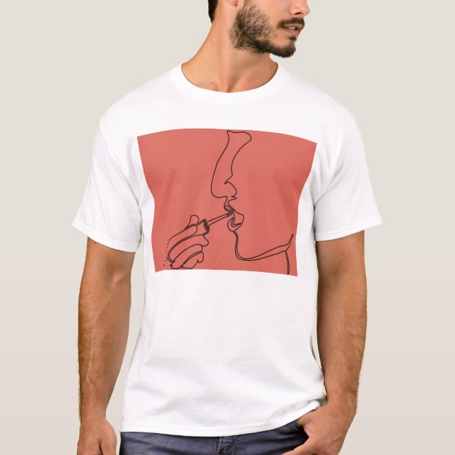 T-shirt "Lip" (Framsida)