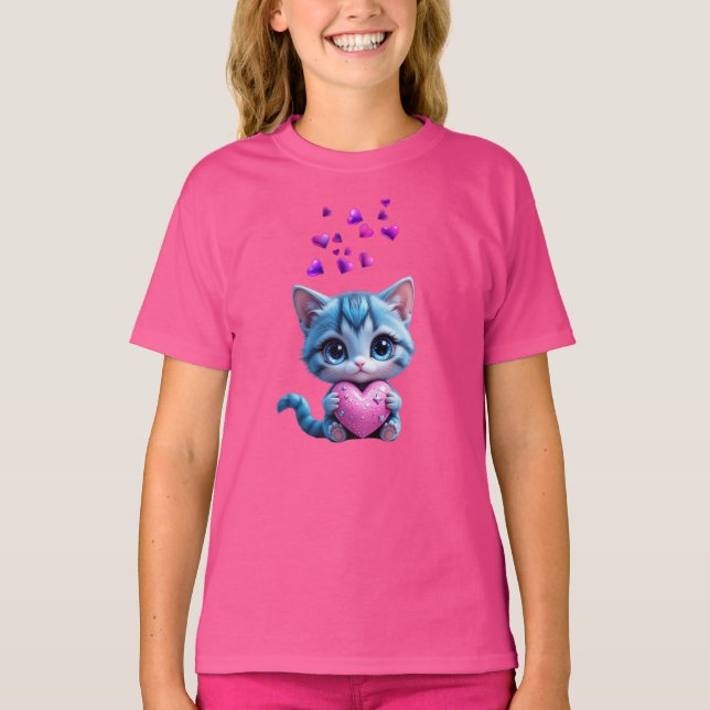 T-Shirt Little cat  (Framsida)