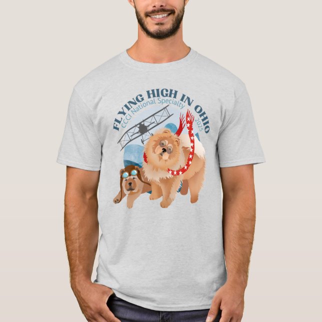 T-Shirt - ljust färg t-shirt med logotyp (Framsida)