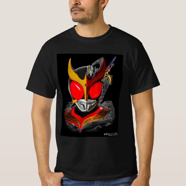 T-SHIRT LOGOTYP KAMEN RIDER KUGGA (Framsida)
