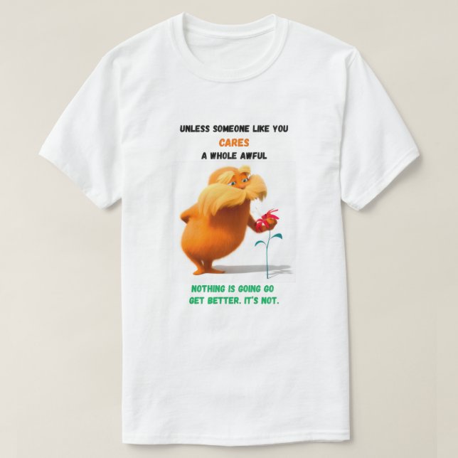T-SHIRT: LORAX GRÖNT TOUCH TEE (Design framsida)