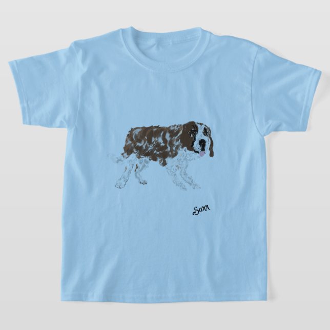 T-shirt: Loveble Hund T Shirt (Laydown)