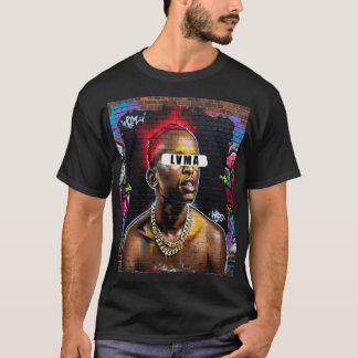 T-shirt Lvma grafisk streetwear tee