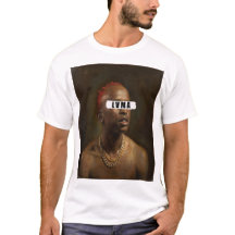 T-shirt Lvma grafisk streetwear-tej
