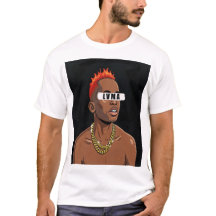 T-shirt Lvma grafisk streetwear-top