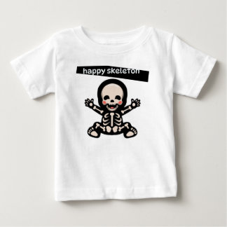 T-SHIRT LYCKLIG SKELETON FÖR BARN