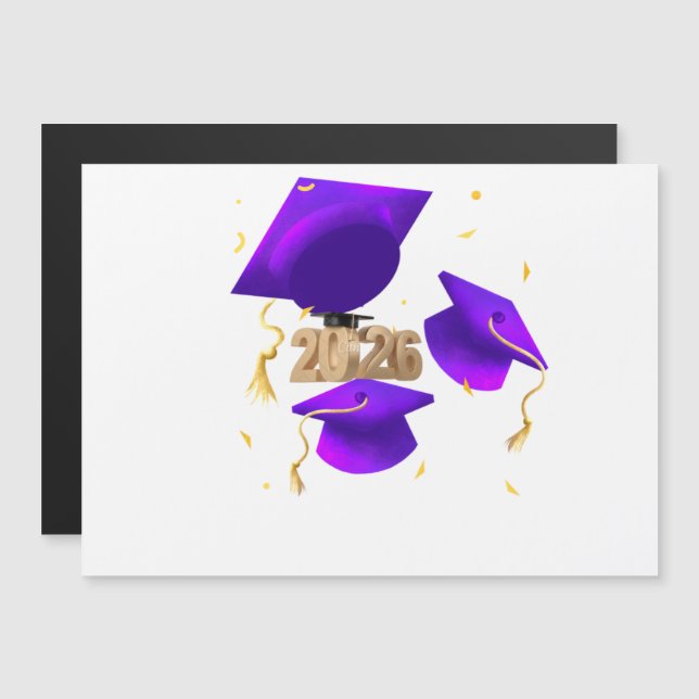 T-Shirt Magnetisk Inbjudningskort (Fram/baksida)