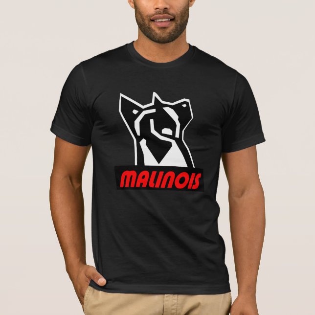 t-shirt malinois (Framsida)