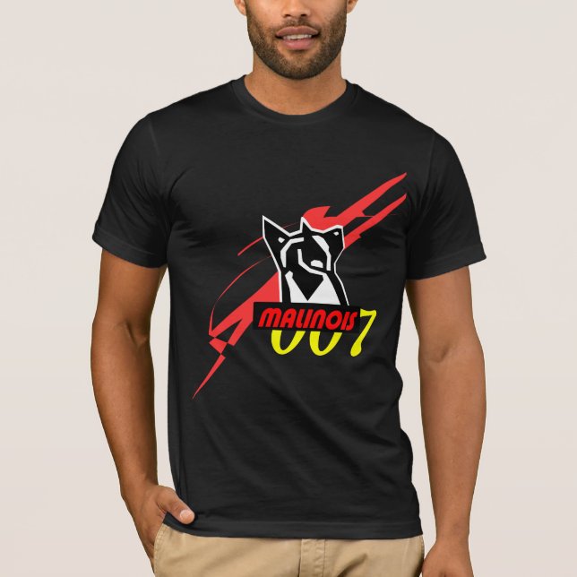 t-shirt malinois 007 (Framsida)