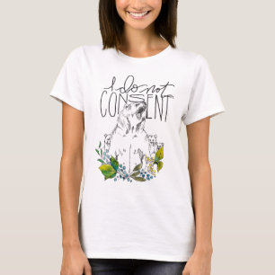 T-shirt, mamma björn, jag samtycker inte t shirt