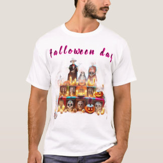 T-shirt män Halloween-fest