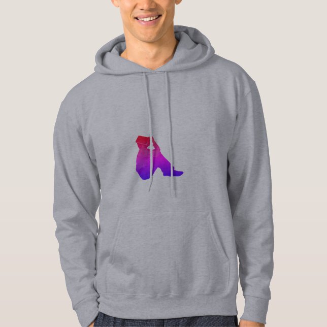 T-Shirt Man Hoodie (Framsida)