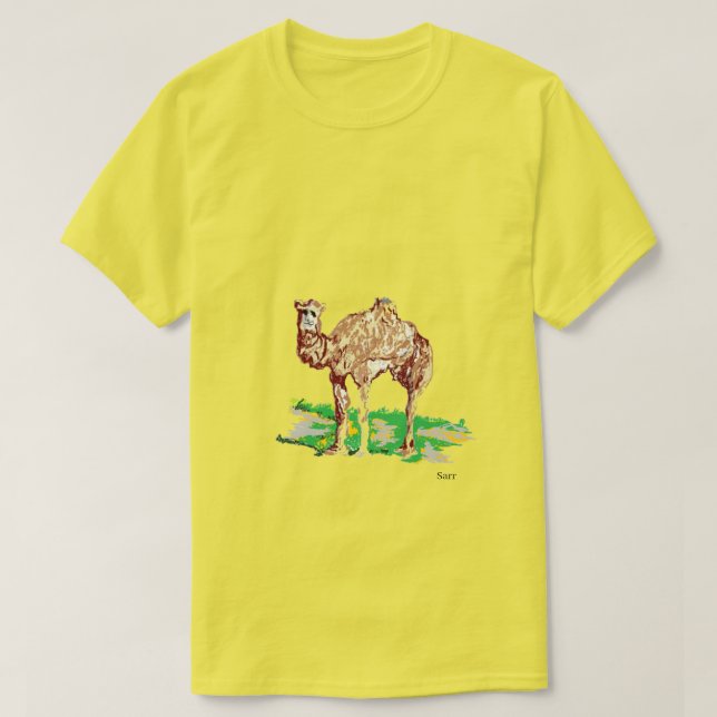 T-shirt Manar: Camel (Design framsida)