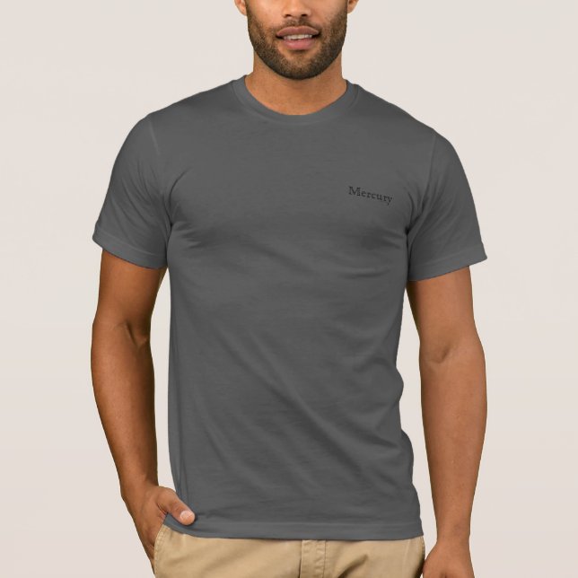 T-Shirt MANAR FISH MERCURY DESIGN (Framsida)