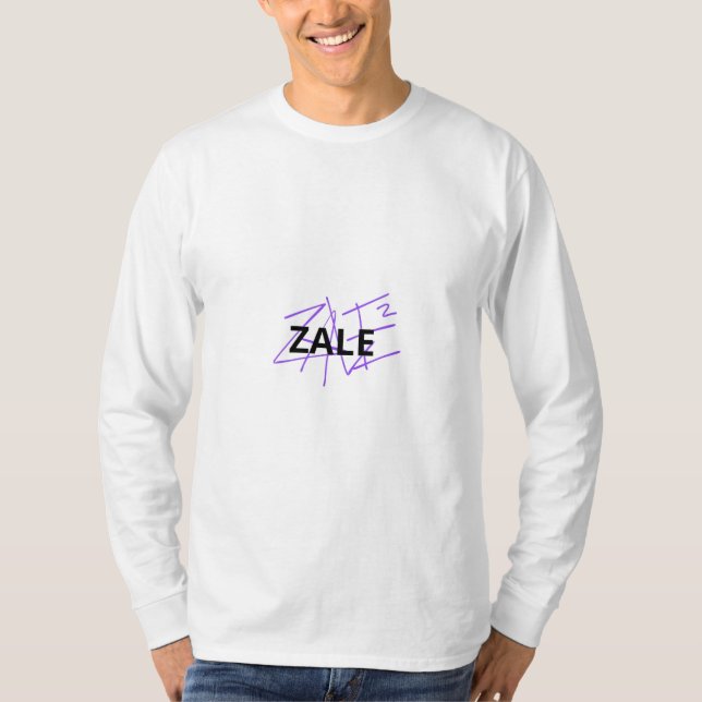 T-shirt manar logotyp design art Zale 2 (Framsida)