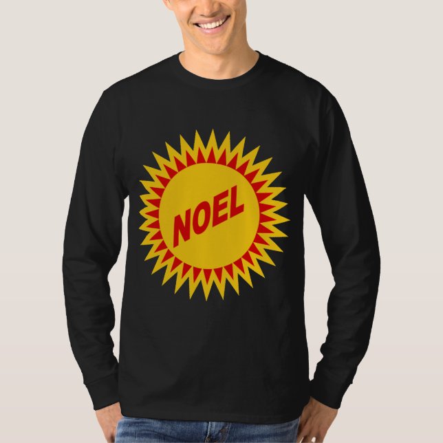 T-shirt manches longues noir SOLEIL  NOEL (Framsida)