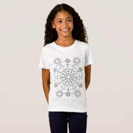 T-shirt - Mandala Design till Färg