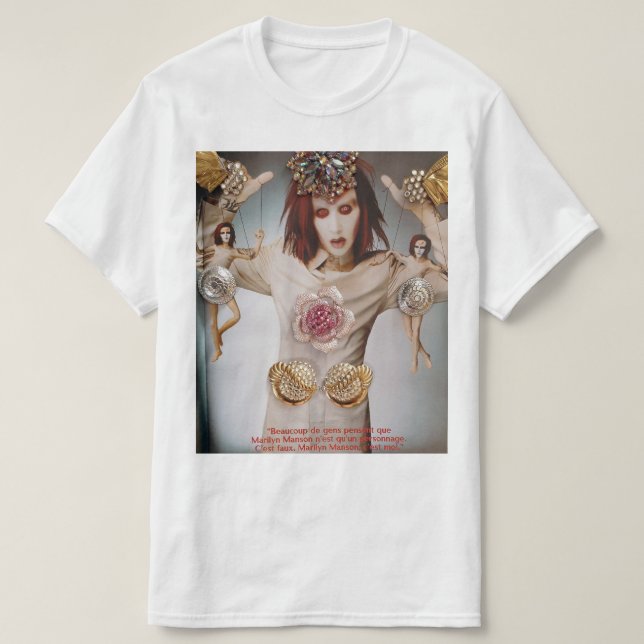 T-shirt Marilyn Manson  (Design framsida)