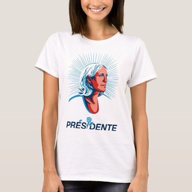 T-SHIRT MARINE LE PEN PRÉSIDENTE (Framsida)