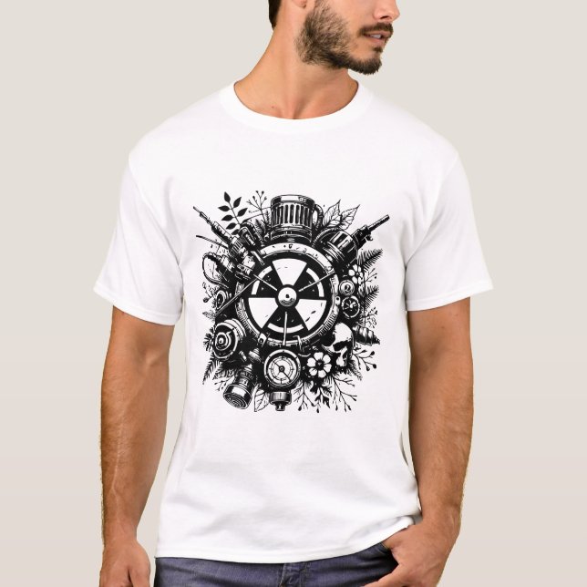 T-shirt-match Stalker 2 Hjärtat i Tjernobyl T Shirt (Framsida)