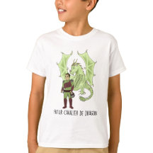T-shirt MC "Futur cavalier de Dragon"