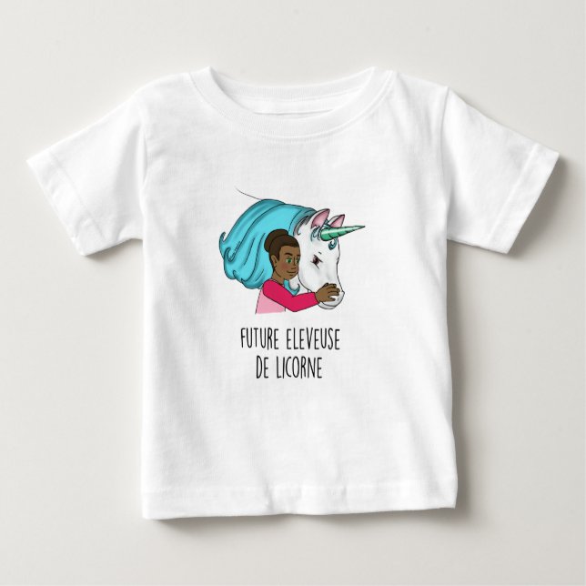 T-shirt MC "Future éleveuse de Licorne" (Framsida)
