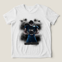 T-shirt med amerikansk fotbollsspelare sedd bakifr