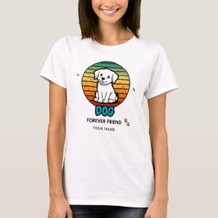 T-shirt med anpassningsbart namn och text – Person