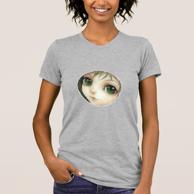 T-Shirt med ansiktet i cirkeln (Framsida)